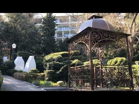 Обзор санатория "Пушкино" в Гурзуфе: парк, лечение, питание, номера.